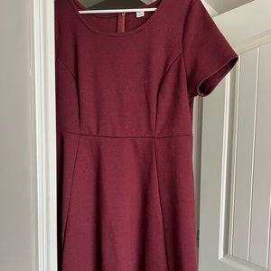 Maroon dress,old navy